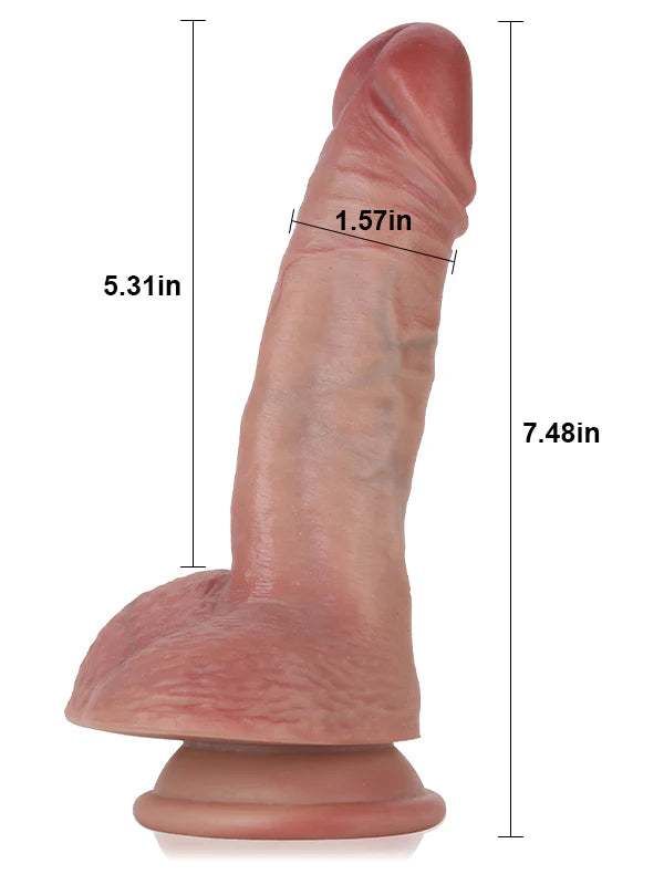 Charlie 7.5" x 1.5" Ultra-Soft Flesh-Like Dildo - Small Realistic Design with Lifelike Texture