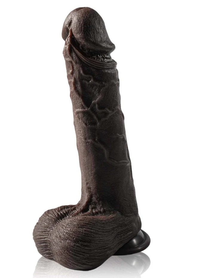 Garry 10" x 1.9" Black Huge Dildo With 7 Modes Thrusting & 3 Modes Vibrating