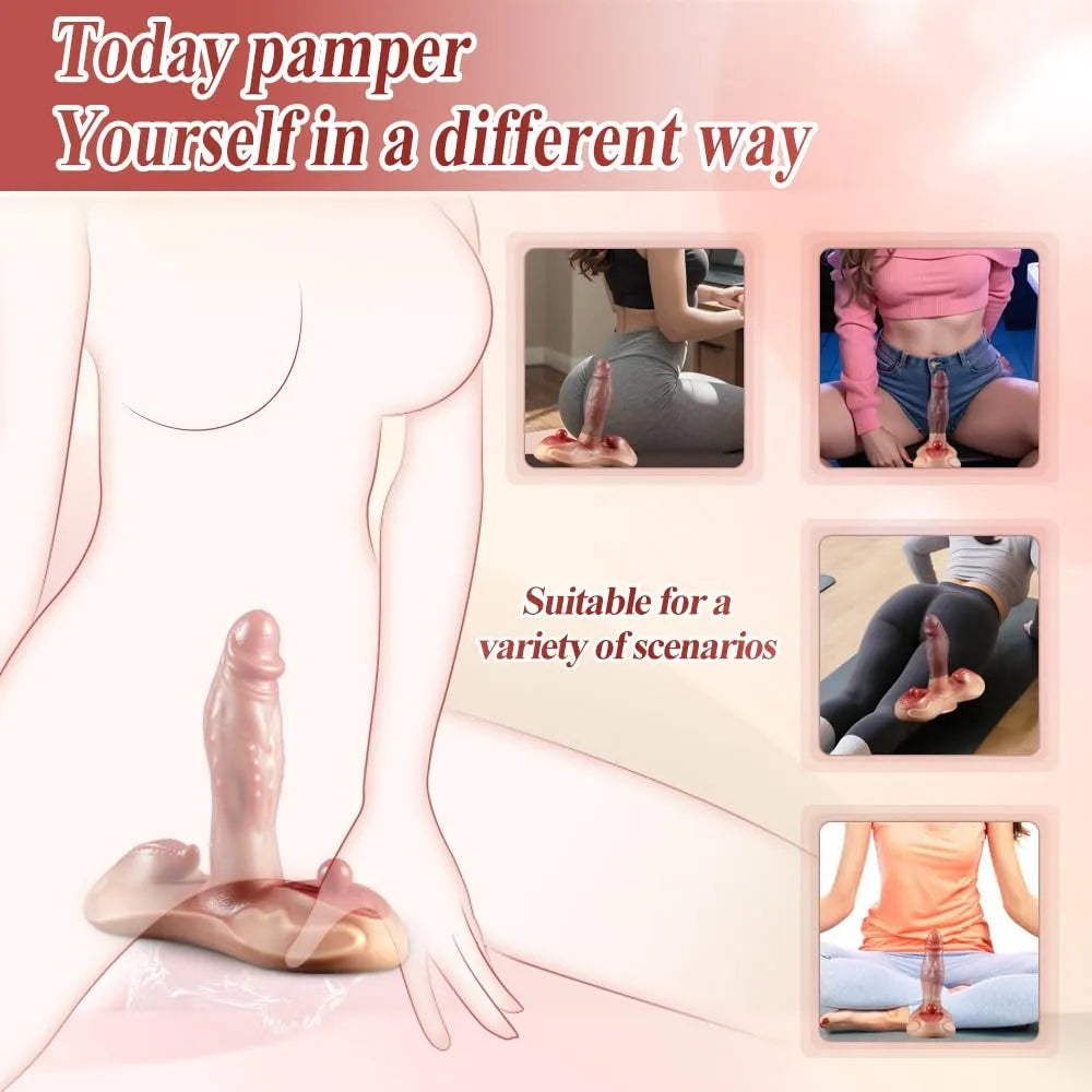 7.87"x1.97" Suction Cup Ride Thrusting Dildo