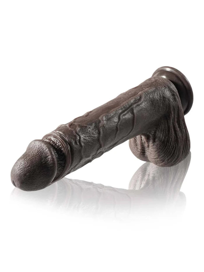 Garry 10" x 1.9"  Black Huge Dildo With 7 Modes Thrusting & 3 Modes Vibrating