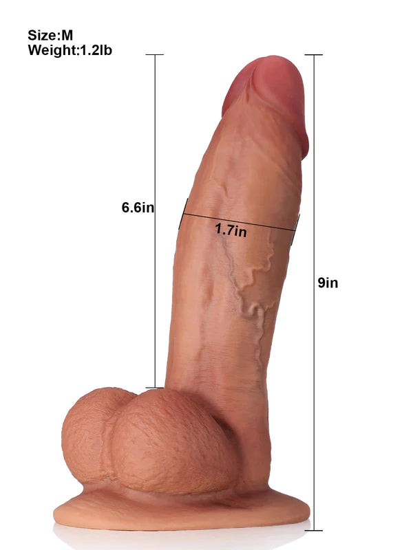 Robert 12" x 2.7" Ultra Huge Soft and Realistic Dildo| Bring You Stronger Stimulation